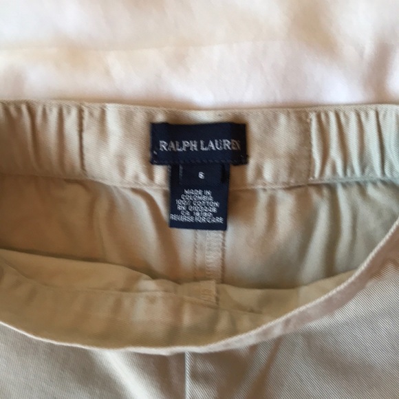 Ralph Lauren beige cotton khaki pants - Picture 2 of 6